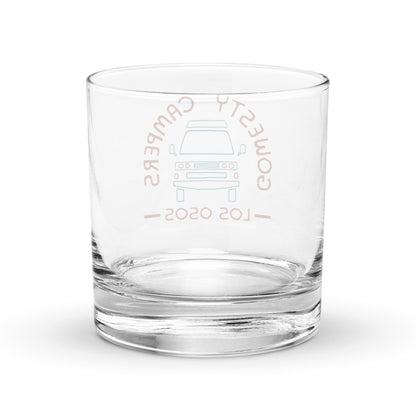 GoWesty Campers "Friendly Face" Rocks Glass