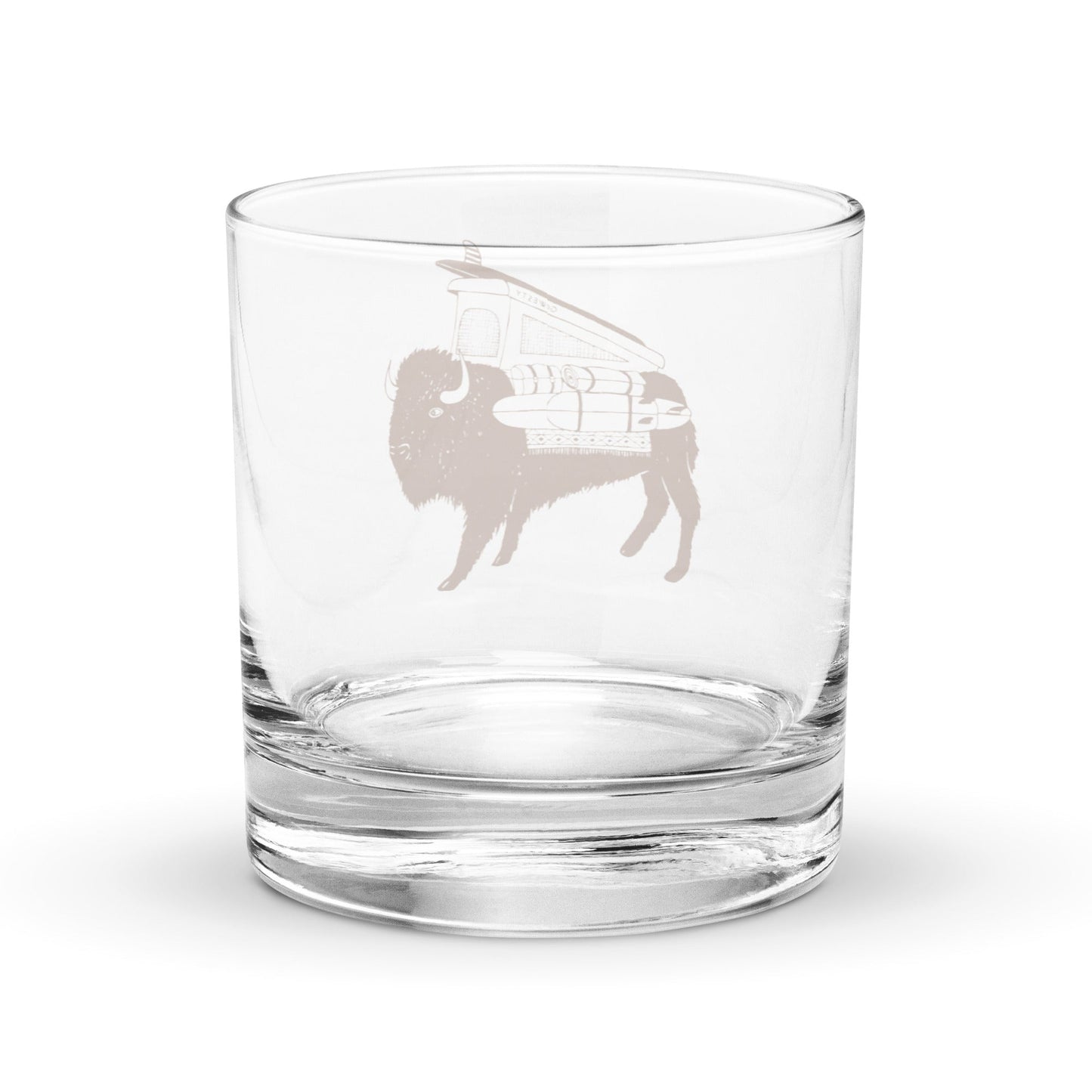 Buffalo Westy Vanimal Rocks Glass