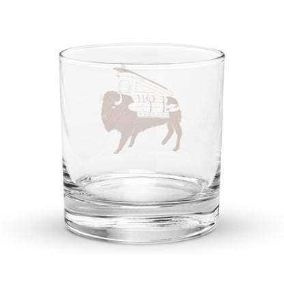 Buffalo Westy Vanimal Rocks Glass