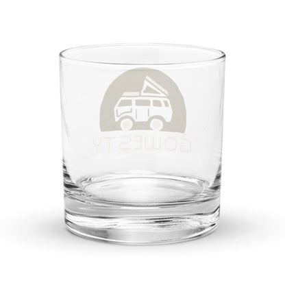Rollyn GoWesty Logo Rocks Glass