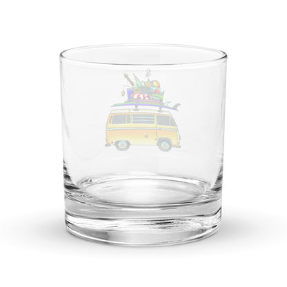 RAD Bus Rocks Glass