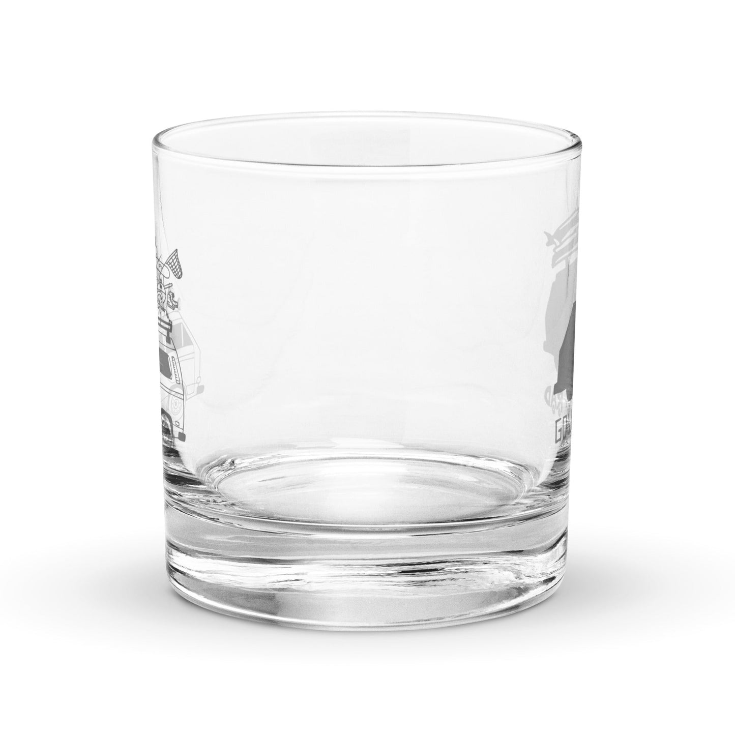 Rad Vanagon Rocks Glass