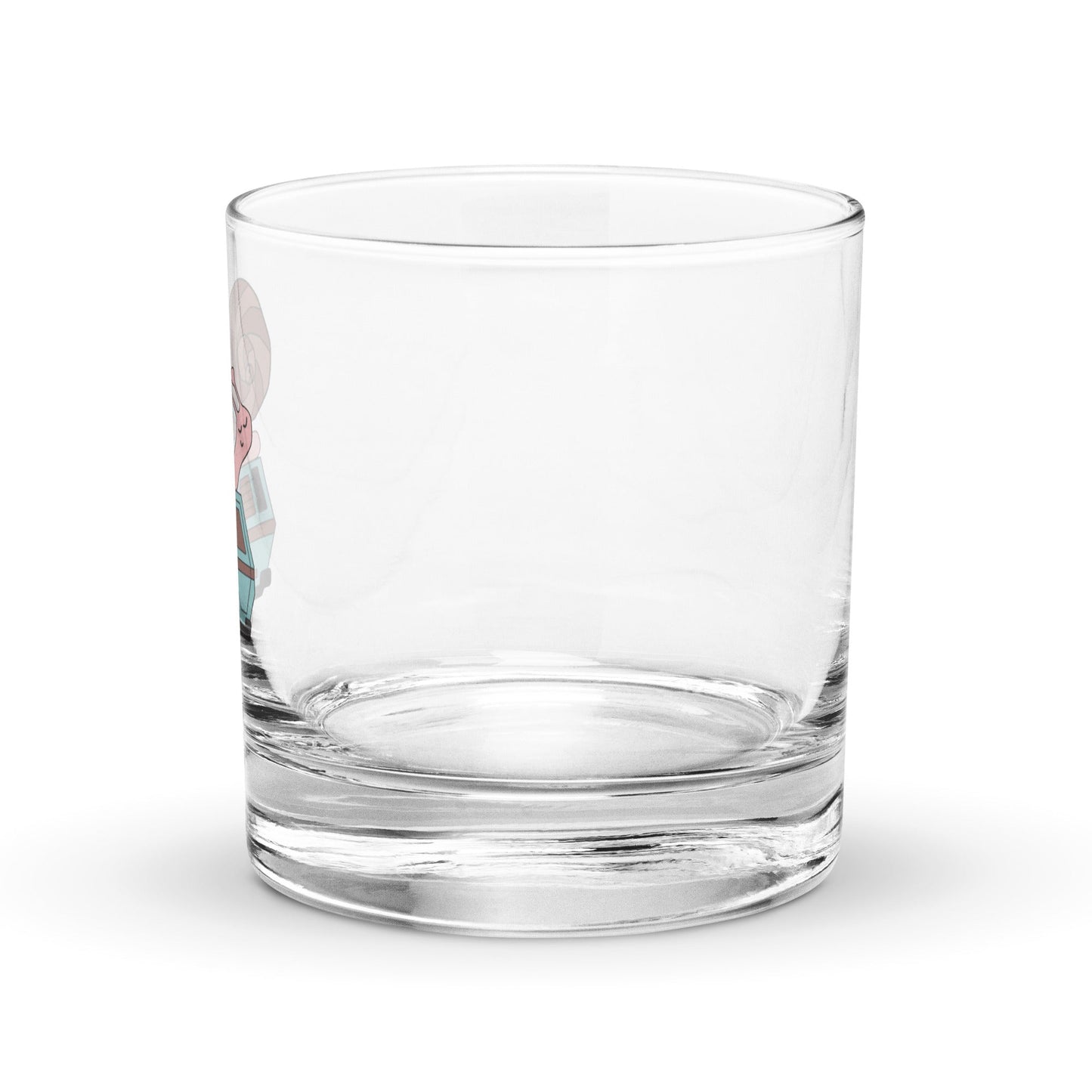 Sally Snail Rocks Glass