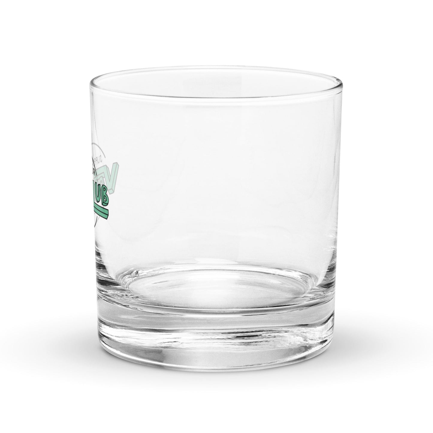Support Your Local Van Club Green Rocks Glass