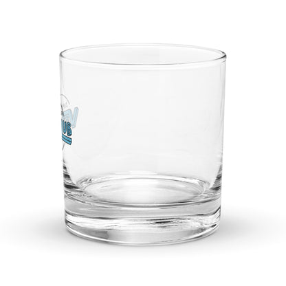 Support Your Local Van Club Blue Rocks Glass