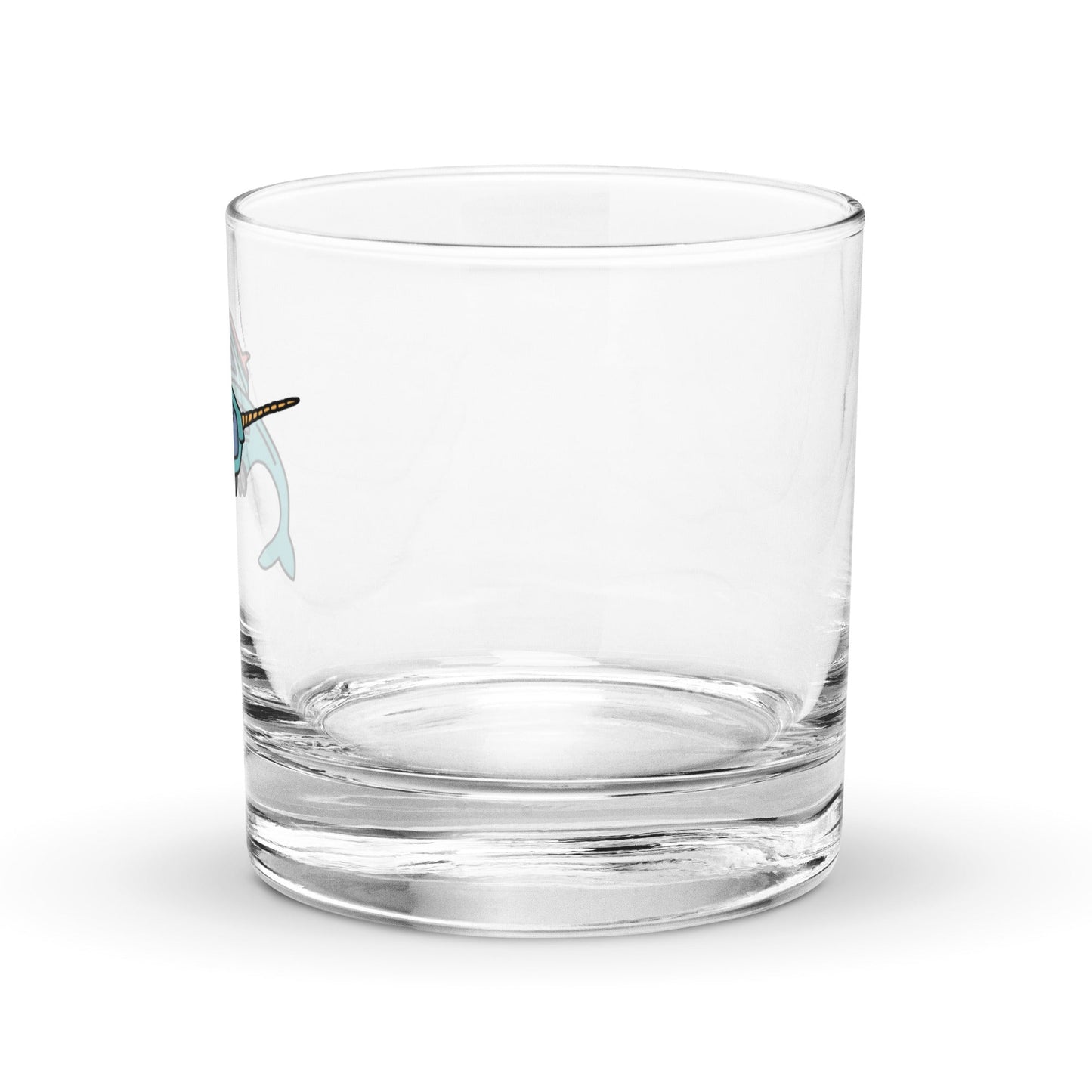 Narwhal Ned Rocks Glass