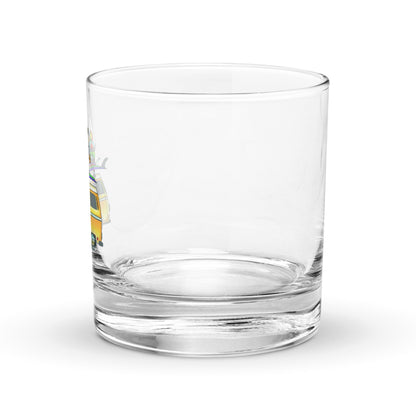RAD Bus Rocks Glass