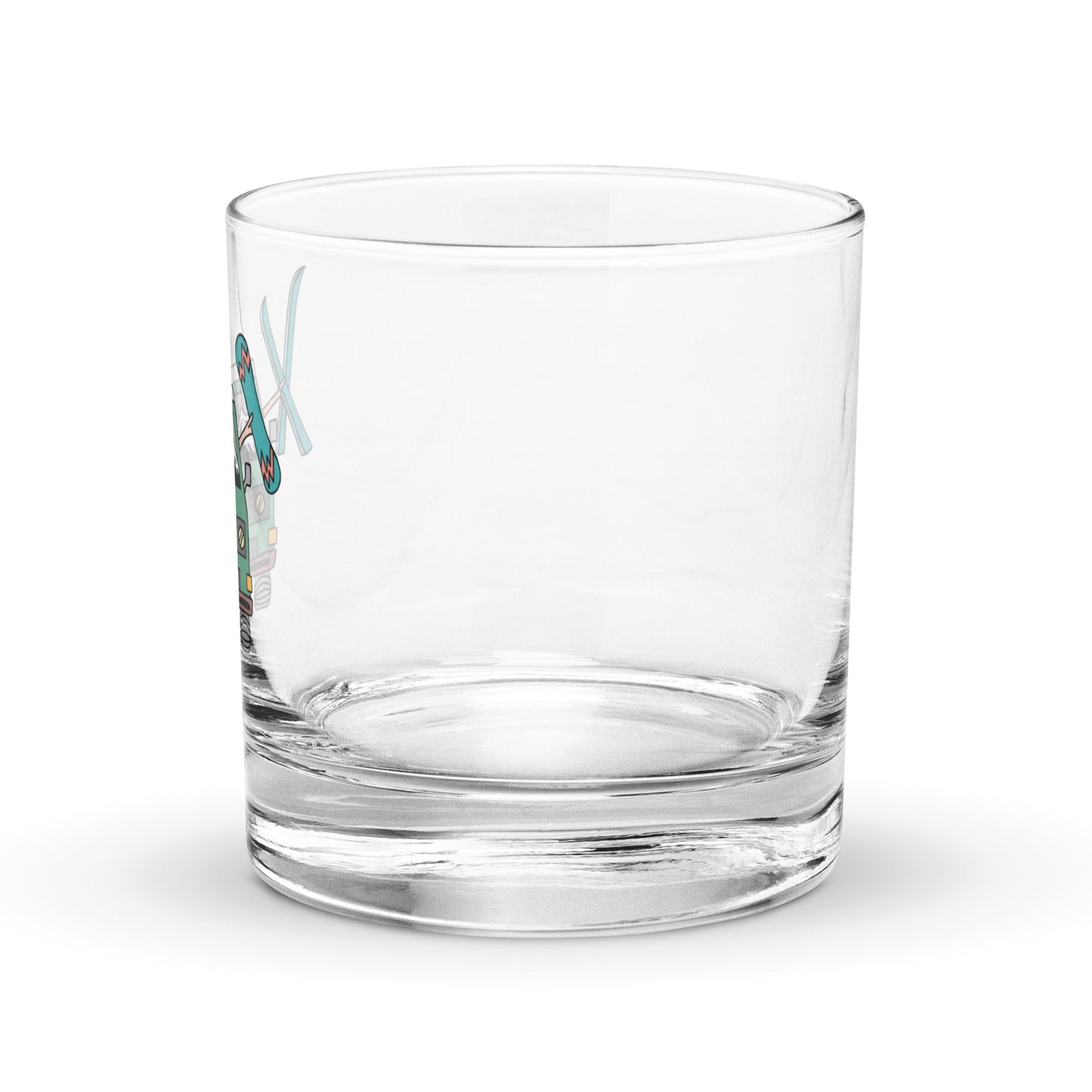 Shred Van Rocks Glass