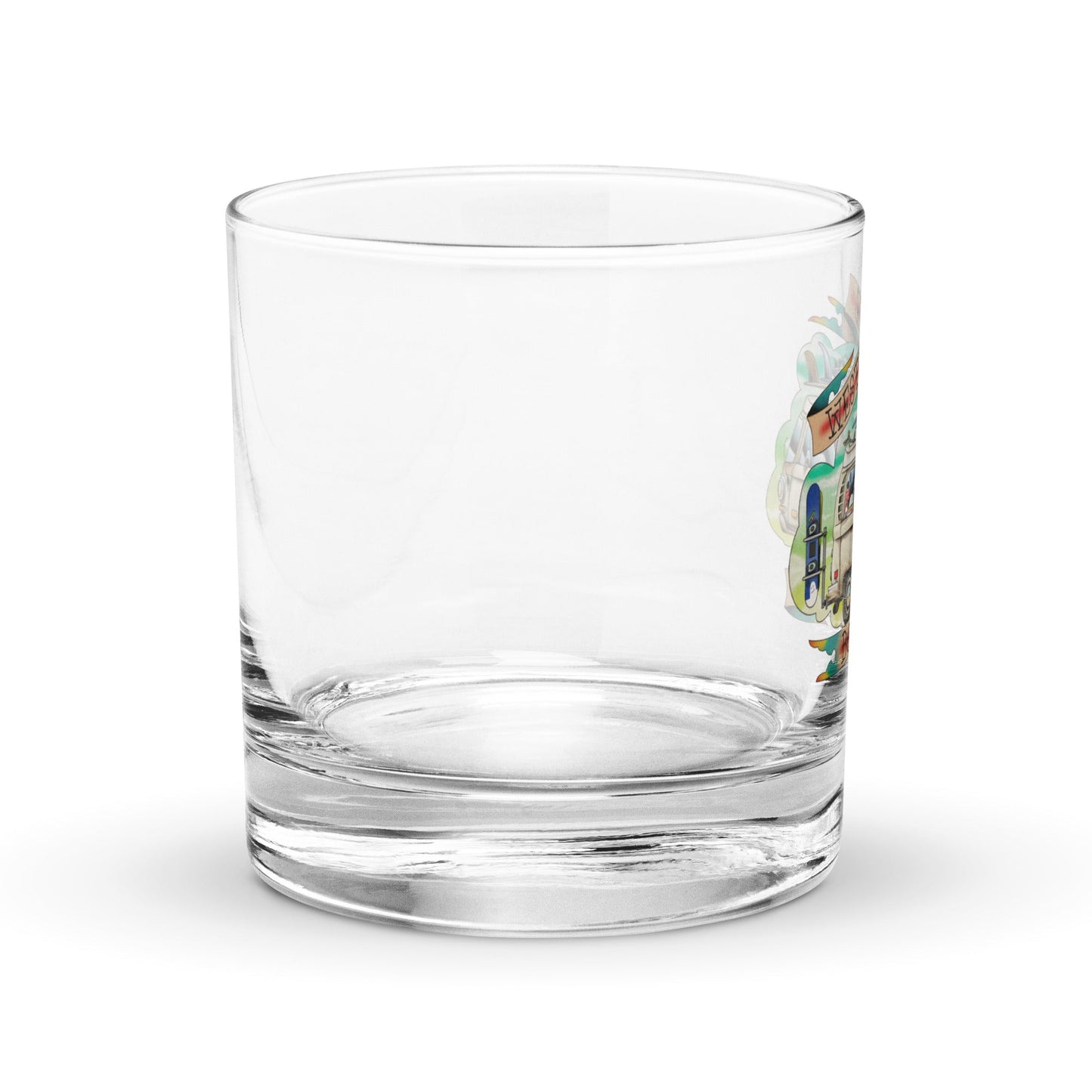Westy Life Boardriders Rocks Glass