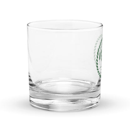 Woodcut Westy Life Rocks Glass