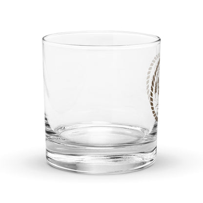 Woodcut Westy Life Rocks Glass