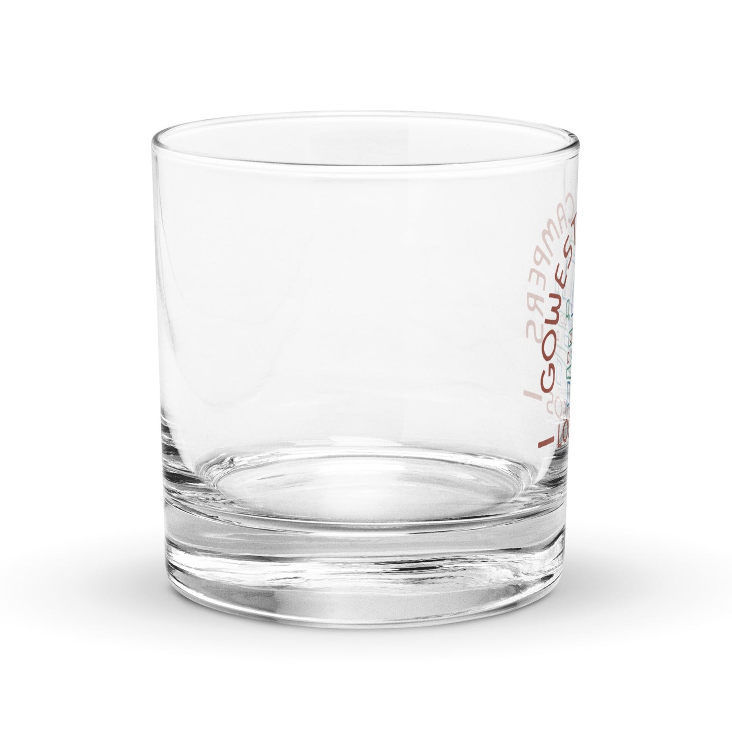 GoWesty Campers "Friendly Face" Rocks Glass