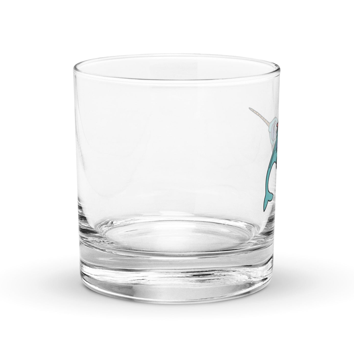 Narwhal Ned Rocks Glass