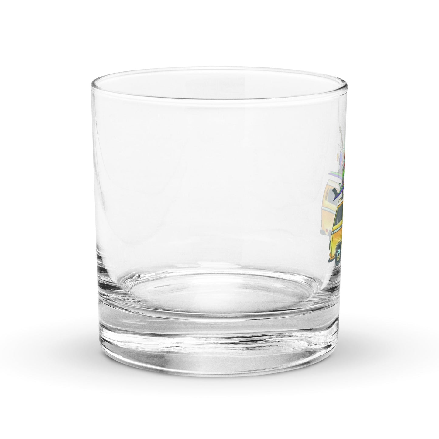 RAD Bus Rocks Glass