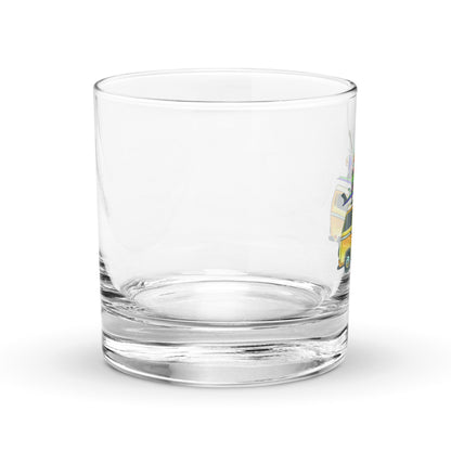 RAD Bus Rocks Glass