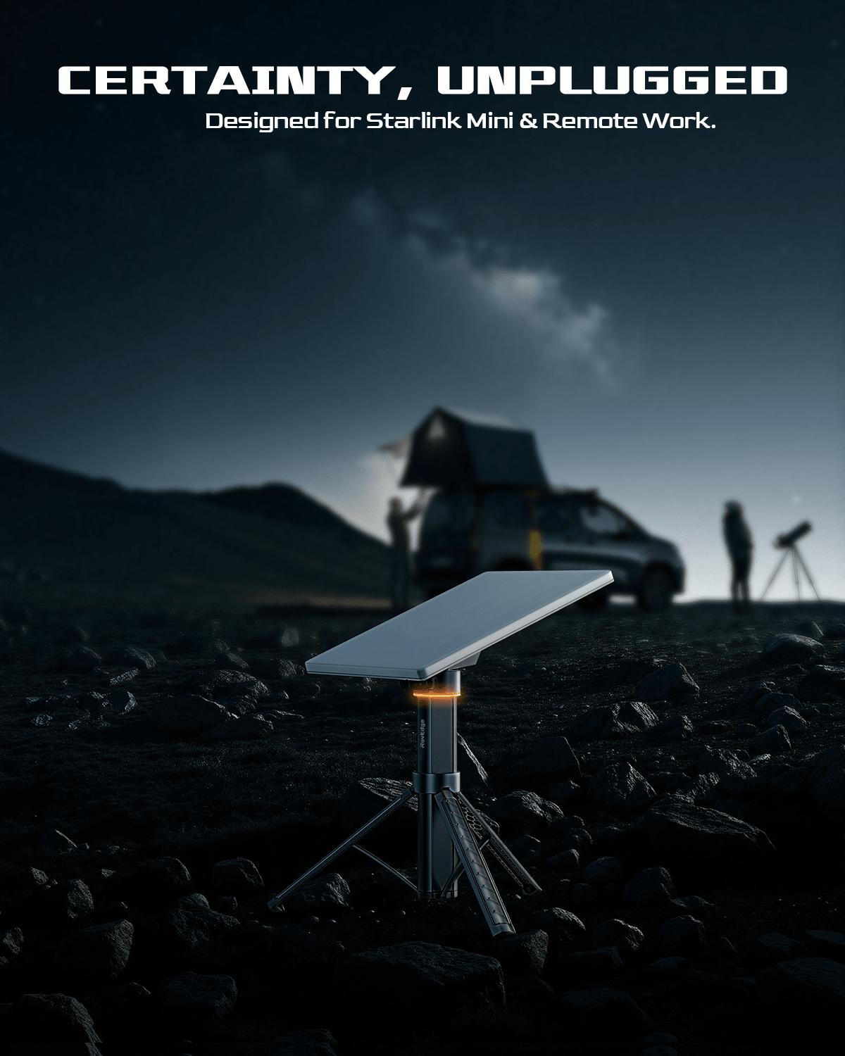 RovEdge Mk-I | Starlink Mini Battery Pack | 189Wh Portable Power Tripod