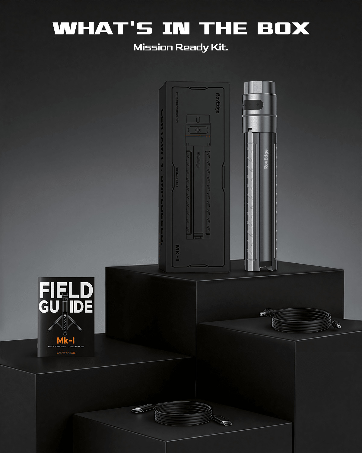 RovEdge Mk-I | Starlink Mini Battery Pack | 189Wh Portable Power Tripod