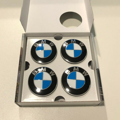 Genuine OEM BMW Floating Wheel Center Caps (Set of 4) - 5x120/ 5x112
