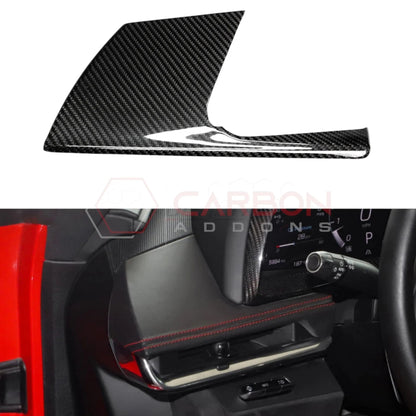 C8 Corvette Real Carbon Fiber Driver Side Dashboard Trim Cover | Interior Overlay (2020–2025)