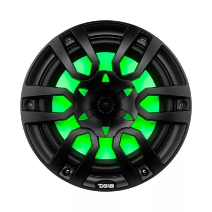 NXL 10" 2-Way Coaxial Marine Speaker with LED RGB Lights | 200W RMS 4-Ohm