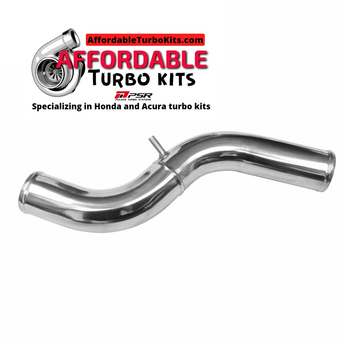 ATK Civic Integra Turbo Cold Air Intake Pipe (NO CLAMPS OR COUPLERS) For AC turbo kits 2.5"