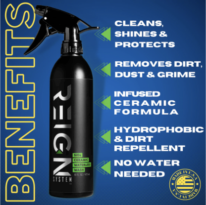 Reign System Ceramic Waterless Car Wash & Detail Spray CASE of 15 - REI-si02eco-case
