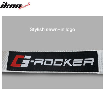 Universal 4 Point Cam-Lock Gray Racing Harness Seat Belt Nylon