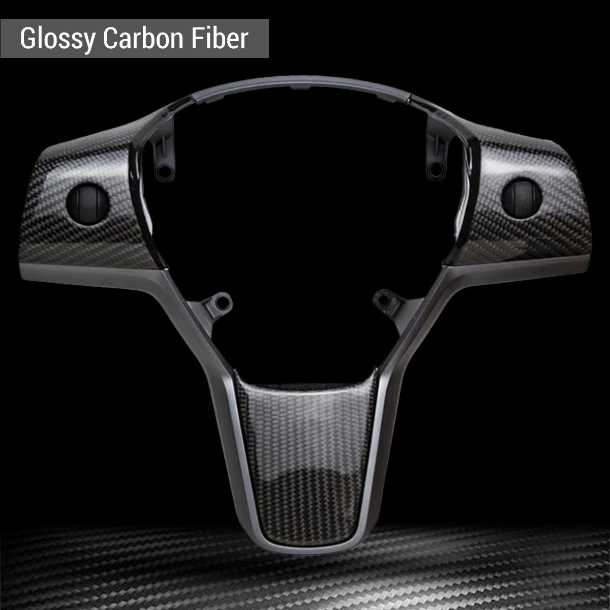 TESERY Yoke Carbon Fiber Steering Wheel for Tesla Model 3 / Y【Style 34】
