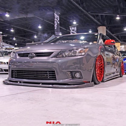 scion tc front splitter, front lip, front spoiler, front lip kit, front body kit, front ground effects kit, front aero kit