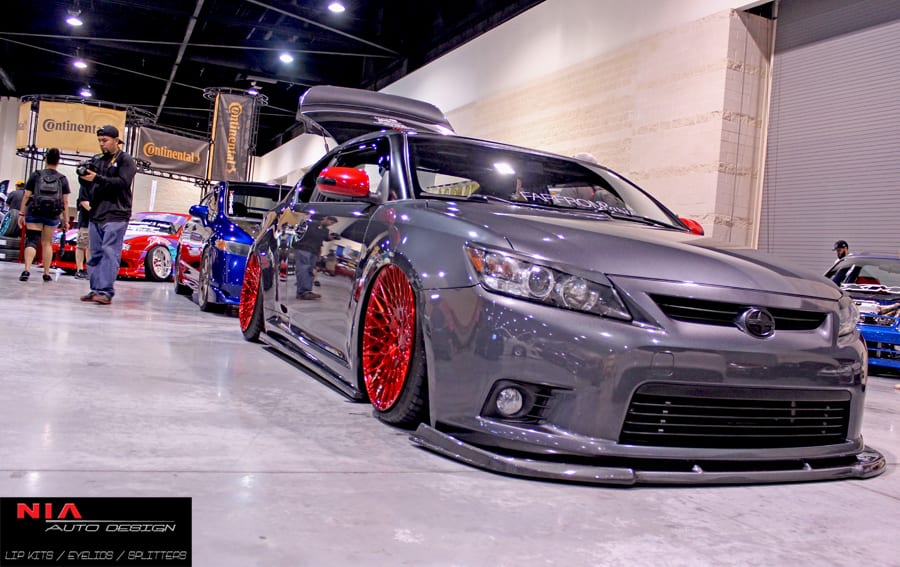 scion tc 2011 2012 2013 nia front splitter abs plastic3