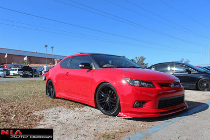 scion tc 2011 2012 2013 nia front splitter abs plastic3