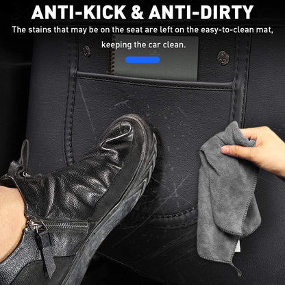 Seat Back Kick Protector for Model 3/Y | Storage Pockets | Easy Clean | TESERY