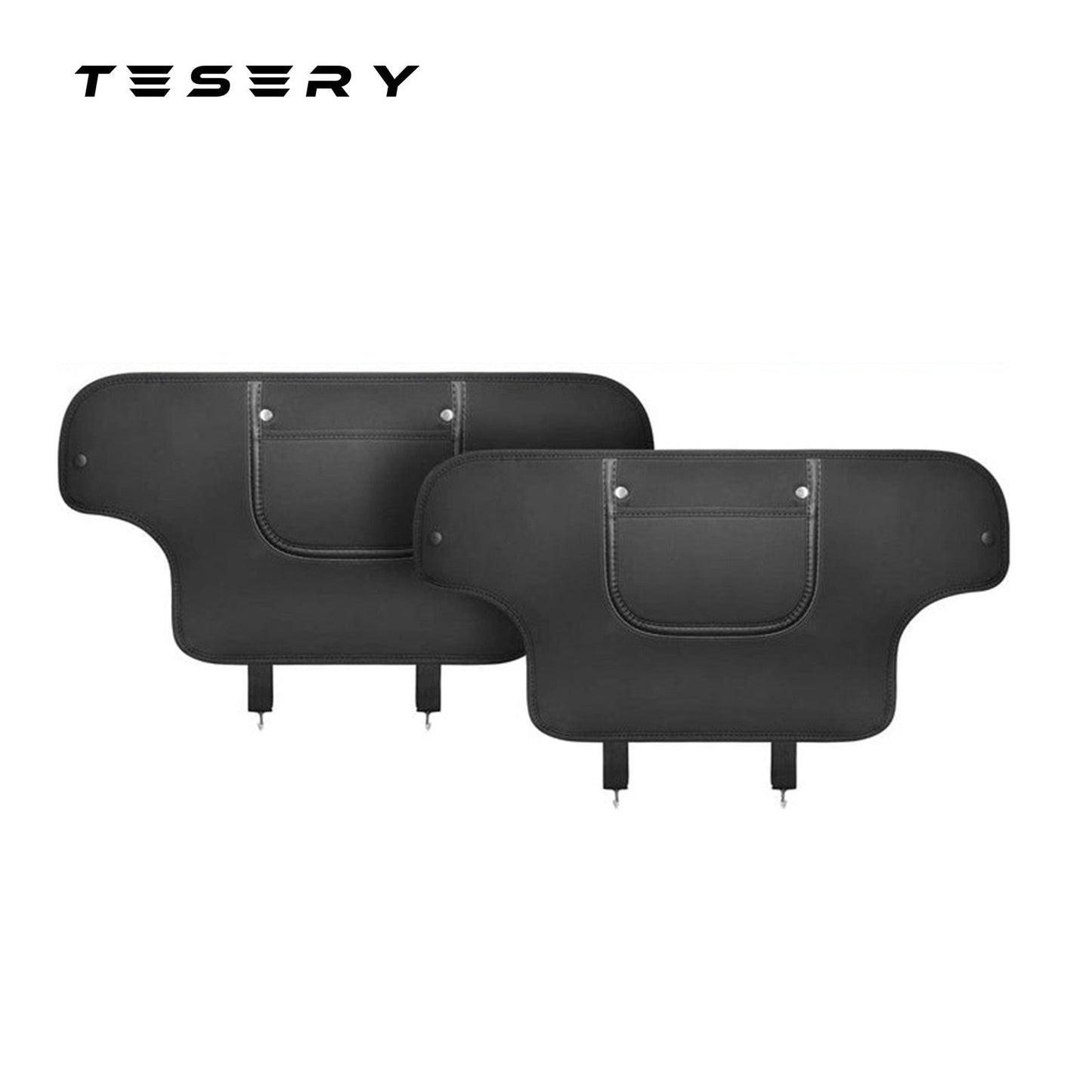 Seat Back Kick Protector for Model 3/Y | Storage Pockets | Easy Clean | TESERY
