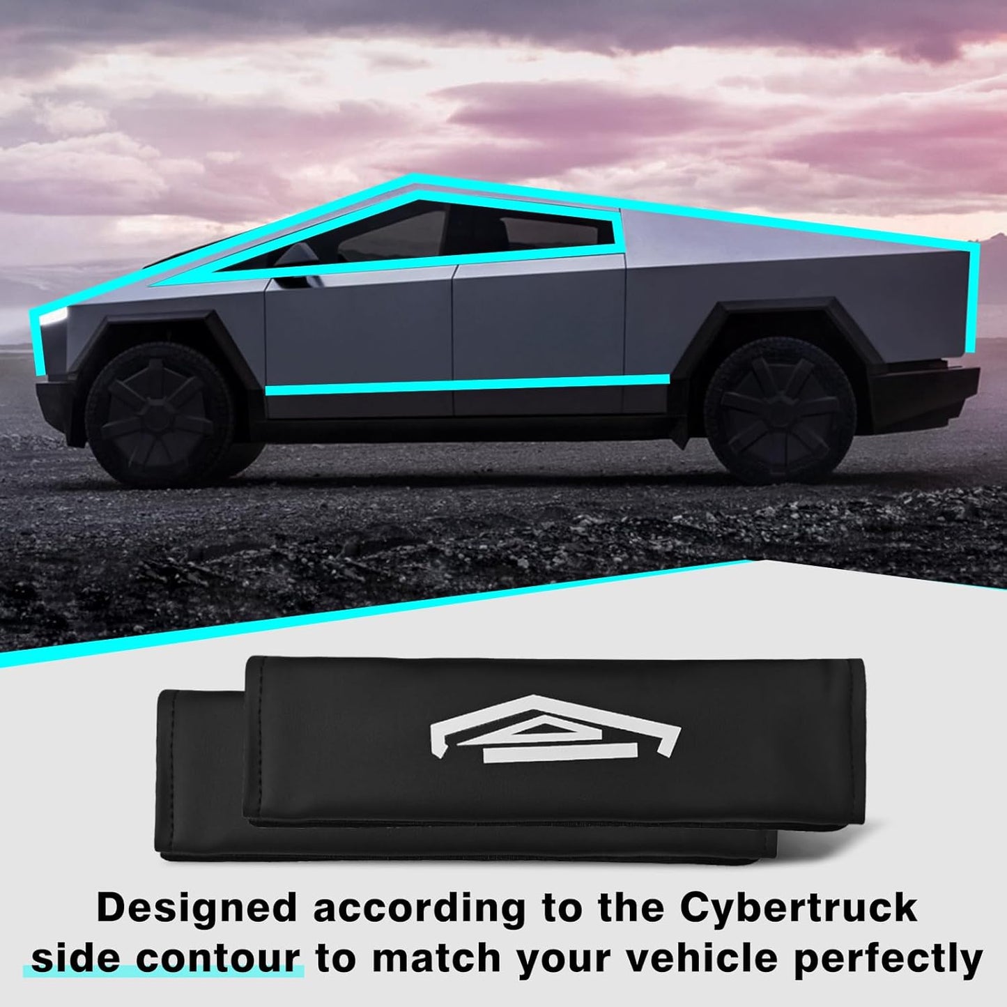 Seat Belt Pads for Cybertruck (2 PCS)