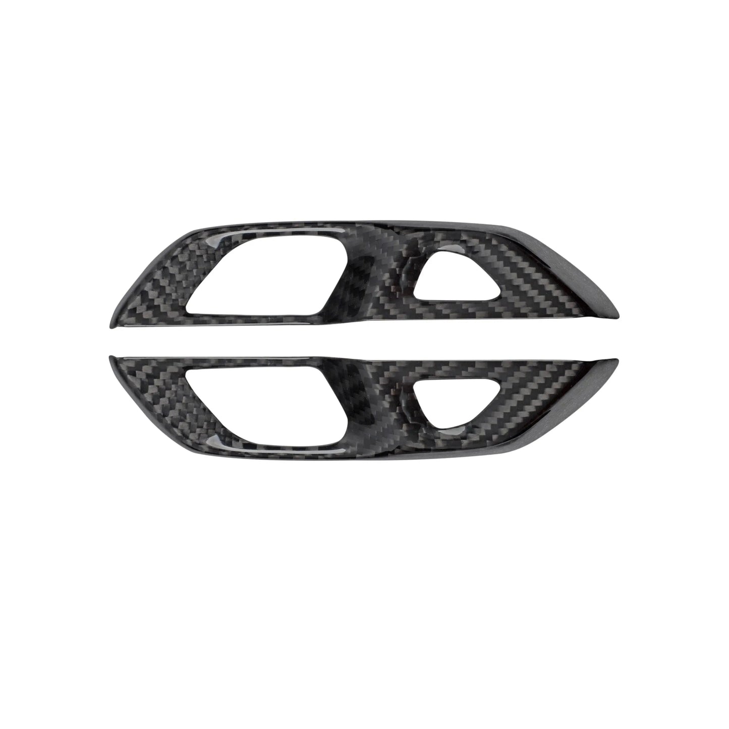 C8 Corvette Real Carbon Fiber Door Lock Trim Covers | Interior Upgrade (2020–2026)