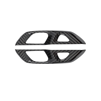 C8 Corvette Real Carbon Fiber Door Lock Trim Covers | Interior Upgrade (2020–2026)