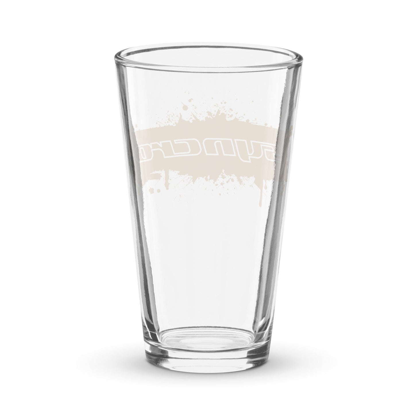 Syncro Splatter Shaker Pint Glass