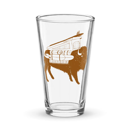 Buffalo Roam Shaker Pint Glass