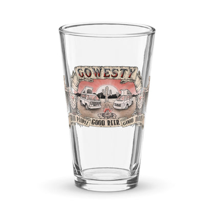 Desert Vulture Shaker Pint Glass