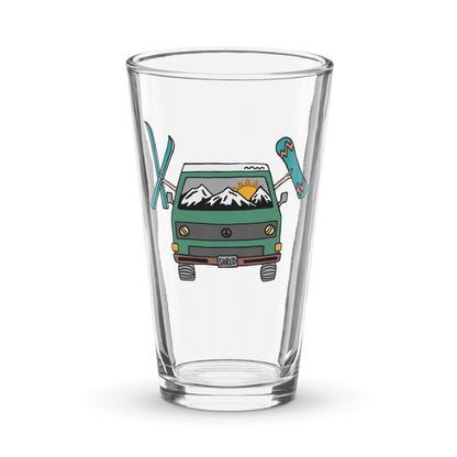Shred Van Shaker Pint Glass