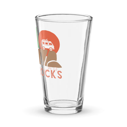 Baja Rocks Shaker Pint Glass
