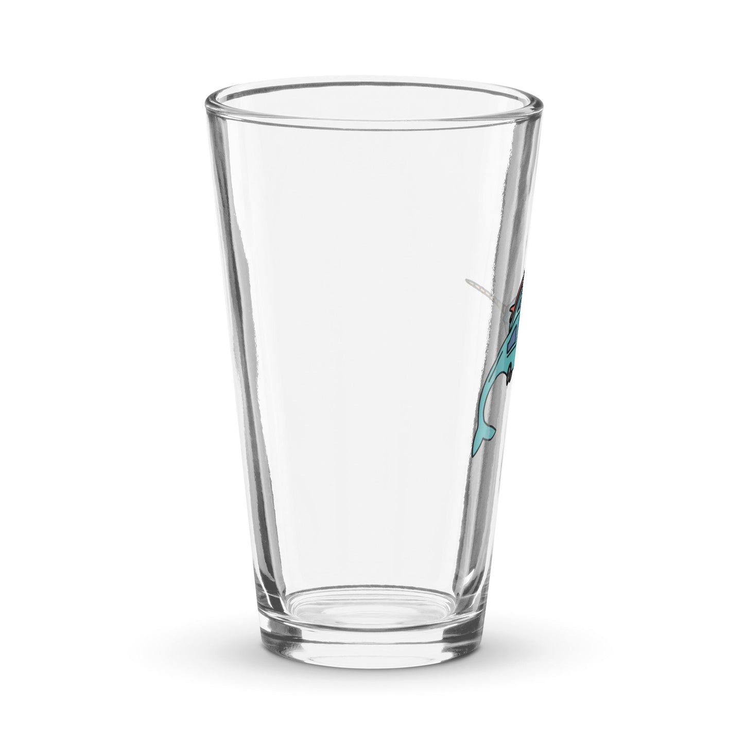 Narwhal Ned Shaker Pint Glass