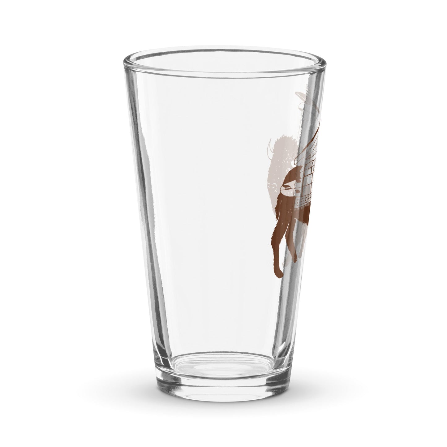 Buffalo Roam Shaker Pint Glass