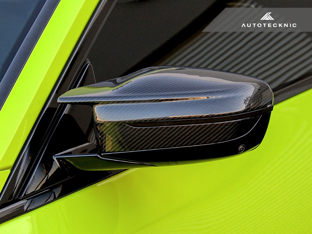 AutoTecknic Dry Carbon Fiber Mirror Covers - G20 M340I LCI | G22 M440I LCI