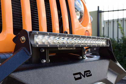 Single Row LED Light Bar with Chrome Face-DV8 Offroad