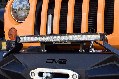 Single Row LED Light Bar with Chrome Face-DV8 Offroad