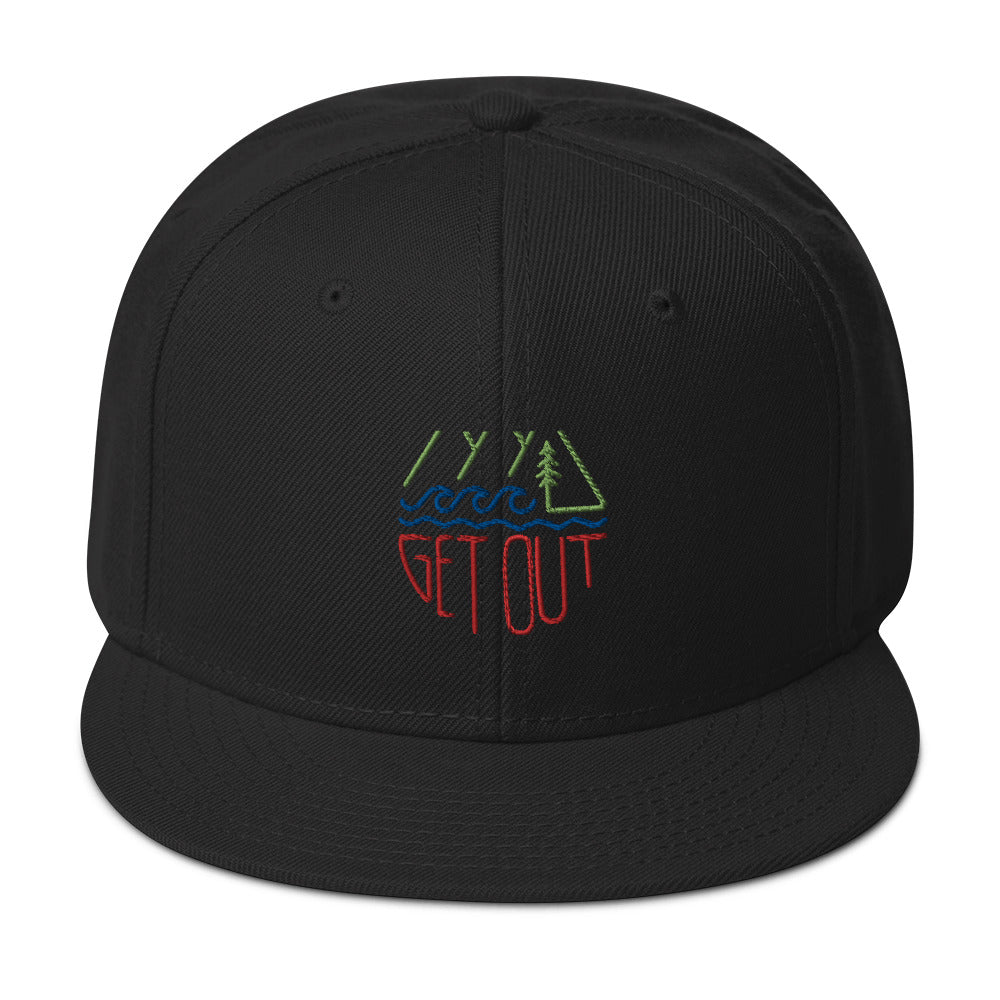 Get Out Snapback Hat