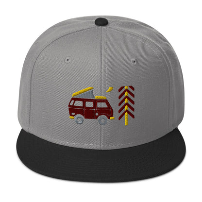 Go Outside Van & Moon Snapback Hat