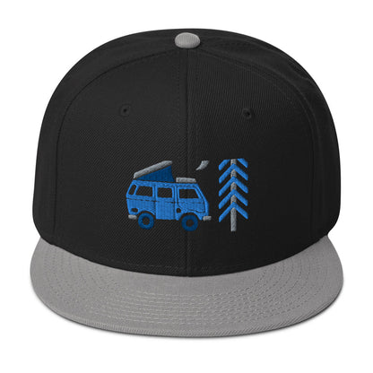 Go Outside Van & Moon Snapback Hat