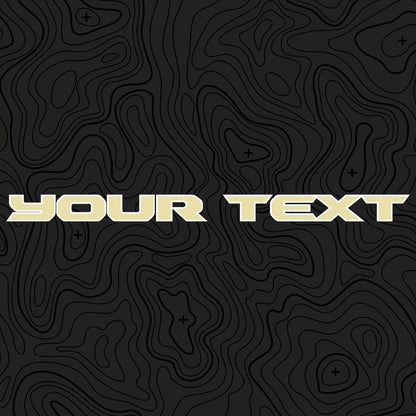 Soft Colors Hood Lettering | Set of 2